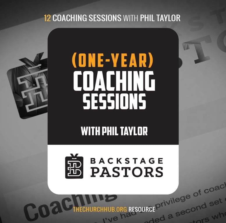 12-Months, Executive Pastor Coaching